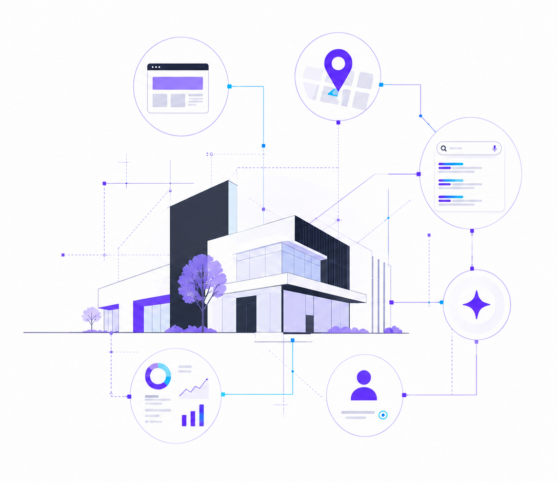 Digital Visibility Architecture by SparkiWeb